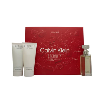 Calvin Klein Eternity Women Gift Set 50ml EDP + 100ml Body Lotion + 100ml Shower Gel Gift Set