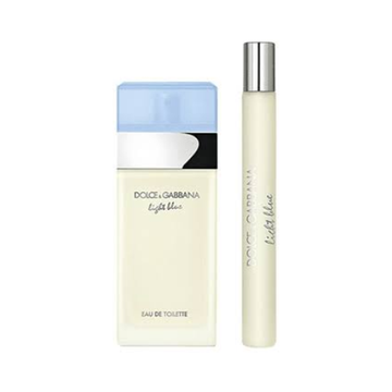 Dolce & Gabbana Light Blue Gift Set – 100ml Eau de Toilette + 10ml Travel Spray
