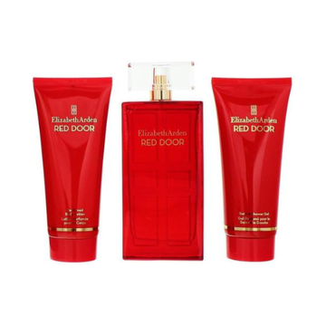 Elizabeth Arden Red Door Gift Set – 100ml Eau de Toilette + 100ml Body Lotion + 100ml Shower Gel