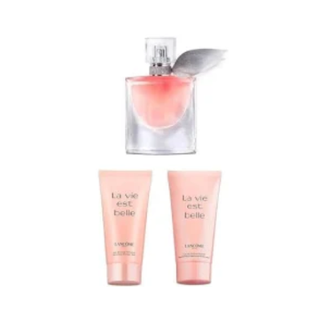 Lancome La Vie Est Belle Eau de Parfum Gift Set 30ml Eau de Parfum Spray 50ml Body Lotion 50ml Shower Gel
