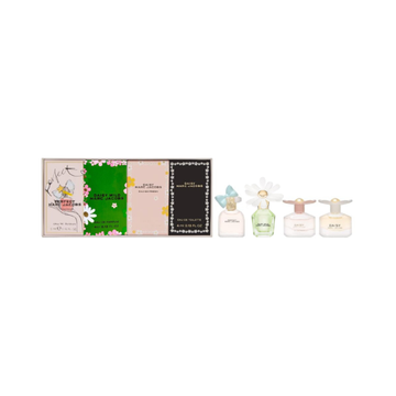 marc jacobs(w) mini set edt 2x4ml( daisy eau so fresh + daisy)  +  perfect edp 5ml+daisy wild edp 4ml (2025 version)