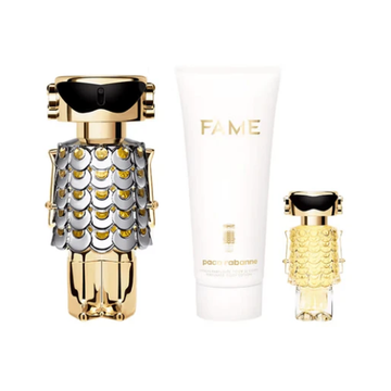 Paco Rabanne Fame Gift Set Eau De Parfum Spray 80ml+ Body Lotion 100ml+ Eau De Parfum Spray 4ml