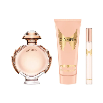 Paco Rabanne Olympea Christmas Gift Set Eau De Parfum Spray 50ml + Body Lotion 100ml + Eau De Parfum Spray 10ml