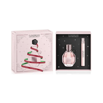 Viktor Rolf Flowerbomb Christmas Gift Set Eau De Parfum Spray 50ml + Eau De Parfum Spray 10ml