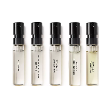 Creed Men's 5 Piece Inspiration Set 1x Aventus 1.7ml + 1x Green Irish Tweed 1.7ml + 1x Silver Mountain Water 1.7ml + 1x Viking 1.7ml + 1x Original Santal 1.7ml