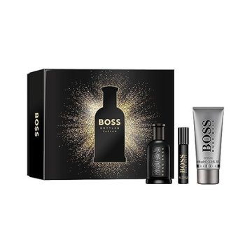 Hugo Boss Boss Bottled Gift Set 100ml Eau De Parfum Spray + 100ml Shower Gel + 10ml Eau De Parfum Travel-Size