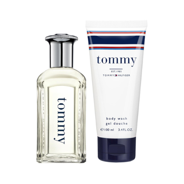 Tommy Hilfiger Tommy Men Gift Set 100ml Eau De Toilette Spray + 100ml Body Wash