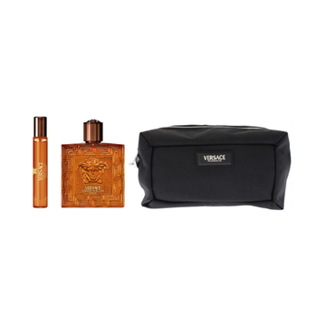 Versace Eros Najim Gift Set Parfum Spray 100ml + Parfum Spray 10ml + Pouch