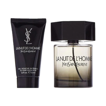 Yves Saint Laurent La Nuit De L'Homme Gift Set 100ml Eau De Toilette Spray + 50ml Shower Gel