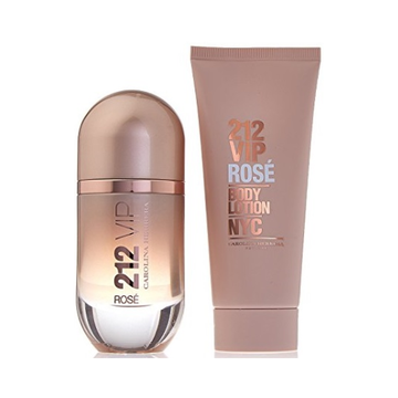 Carolina Herrera 212 Vip Rose Christmas Gift Set Eau De Parfum 80ml + Body Lotion 100ml