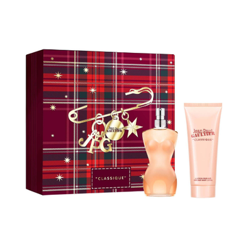 Jean Paul Gaultier Classique Eau de Toilette Christmas Gift Set Eau de Toilette Spray 50ml + Body Lotion 75ml