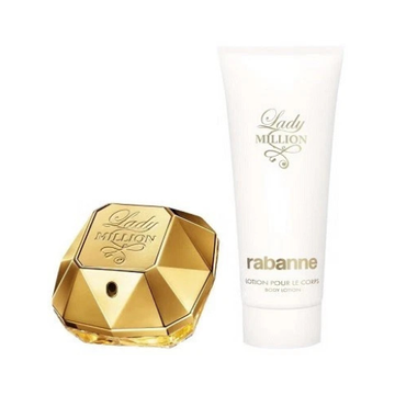 Paco Rabanne Lady Million Eau de Parfum Gift Set Eau de Parfum Spray 50ml + Body lotion 100ml