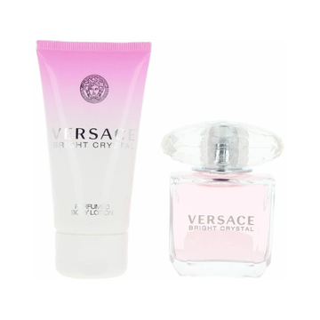 Versace Bright Crystal Gift Set Eau de Toilette Spray 90ml + Body Lotion 150ml