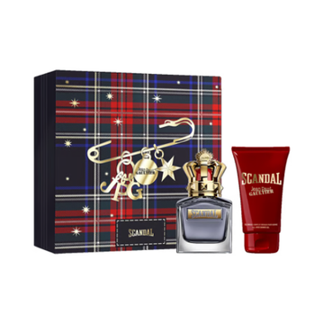 Jean Paul Gaultier Scandal Pour Homme Christmas Gift Set for Men Eau de Toilette Spray 50ml + Shower Gel 75ml