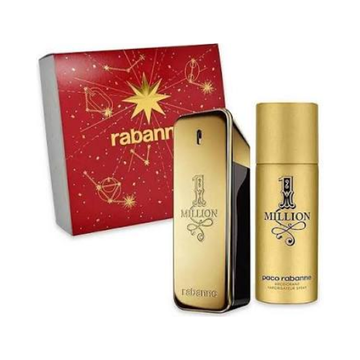 Paco 1 Million Christmas Set Eau De Toilette Spray 100ml + Deodorant Spray 150ml