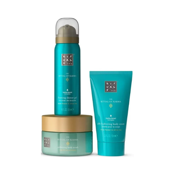 Rituals Karma Gift Set Body Cream 70ml + Shower Gel 70ml + Body Scrub 125g