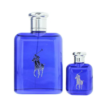Ralph Lauren Polo Blue Gift Set Eau de Toilette Spray 125ml+ Eau de Toilette Travel Spray 15ml