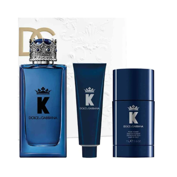 Dolce & Gabbana K Gift Set Eau de Parfum Spray 100ml + Deodorant Stick 75g + Shower Gel 50ml