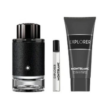 Montblanc Explorer Gift Set Eau de Parfum Spray 100ml + Shower Gel 100ml + Eau de Parfum Travel Spray 7.5ml