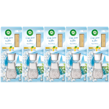 Air Wick Crisp Linen & Lilac Reed Diffuser 33ml Pack Of 5