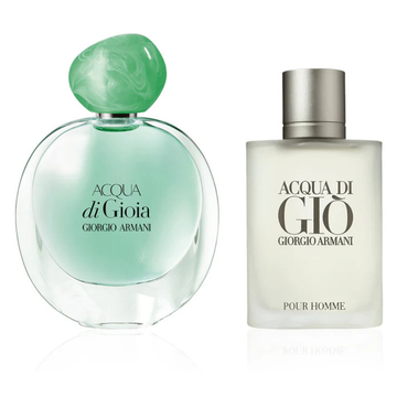 Giorgio Armani Acqua Di Gio Miniature Gift Set EDT 5ml + Acqua Di Gioia EDP 5ml