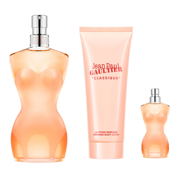 Jean Paul Gaultier Classique Gift Set EDT 100ml + Body Lotion 75ml + EDT 6ml