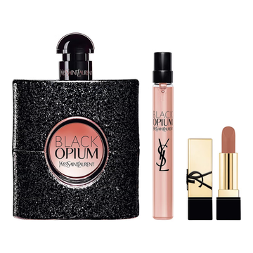 Yves Saint Laurent Black Opium Gift Set EDP 90ml + EDP 10ml + lipstick 1.3g