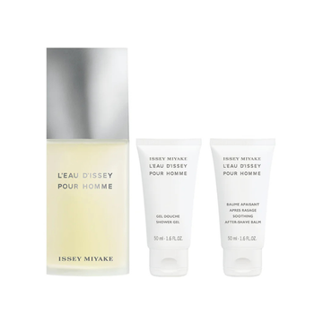Issey Miyake L'eau D'issey Pour Homme Gift Set 125ml EDT + 50ml Shower Gel + 50ml Aftershave Balm