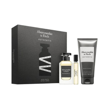 Abercrombie & Fitch Authentic Man EDT 100ml + EDT 15ml + Hair And Body Wash 200ml