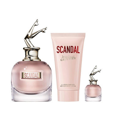 Jean Paul Gaultier Scandal Gift Set Eau de Parfum Spray 50ml + Body Lotion 75ml + Eau de Parfum Spray 6ml