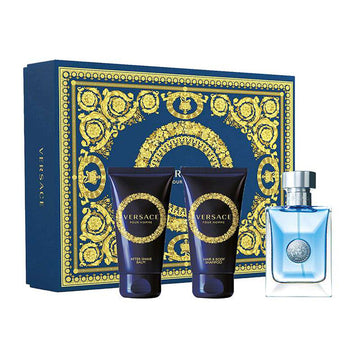 Versace Pour Homme 50ml EDT + 50ml Shower Gel + 50ml Aftershave Balm