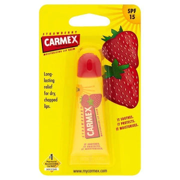 Carmex Strawberry Lip Balm Tube SPF15