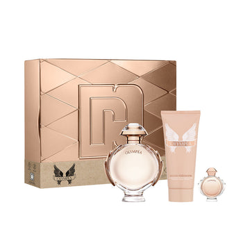 aco Rabanne Olympea Gift Set Eau de Parfum Spray 80ml + Body Lotion 100ml + Eau de Parfum 6ml