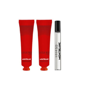 Montblanc Legend Red Men's Grooming Kit Montblanc Legend Red Eau de Parfum 7.5ml + Face Cream 30ml + Cleansing Gel 30ml