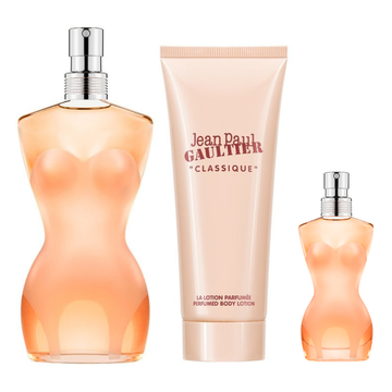 Jean Paul Gaultier Classique Gift Set Eau de Toilette 50ml + Body Lotion 75ml + Eau de Toilette Travel Size 6ml