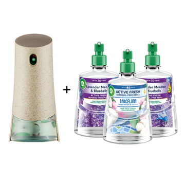Air Wick Aerosol-Free Automatic Air Freshener Spray Kit 1 Gadget & 3 Refills