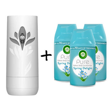 Air Wick Freshmatic Bundle 1 device + 3 Refills (Choose Your Scent)