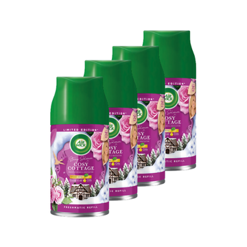 Air Wick Freshmatic Automatic Air Freshener Auto Spray Refill 250ml Pack of 4 (Choose Your Scent)