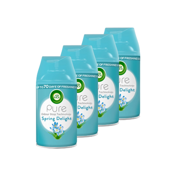 Air Wick Freshmatic Automatic Air Freshener Auto Spray Refill 250ml Pack of 4 (Choose Your Scent)