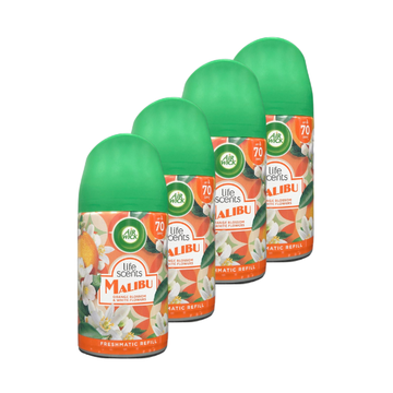 Air Wick Freshmatic Automatic Air Freshener Auto Spray Refill 250ml Pack of 4 (Choose Your Scent)