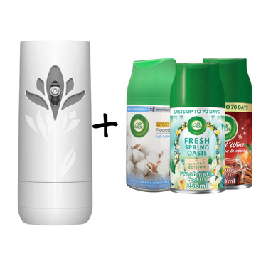 Air Wick Freshmatic Bundle 1 Device + 3 Scents (Choose Your Scent)
