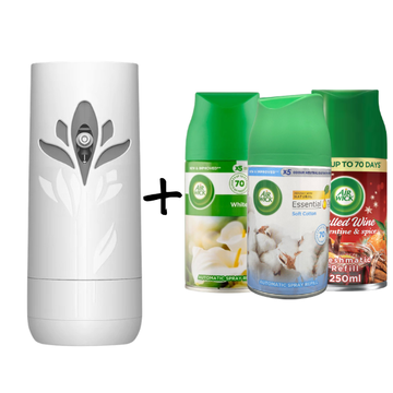 Air Wick Freshmatic Bundle 1 Device + 3 Scents (Choose Your Scent)