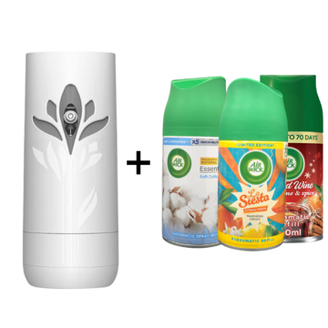 Air Wick Freshmatic Bundle 1 Device + 3 Scents (Choose Your Scent)