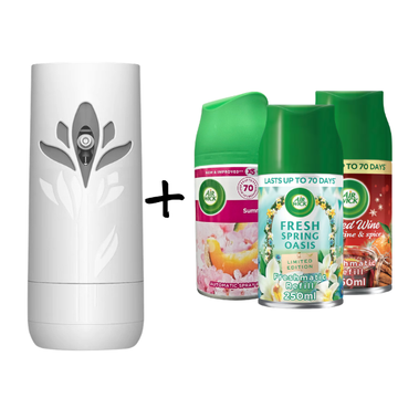 Air Wick Freshmatic Bundle 1 Device + 3 Scents (Choose Your Scent)