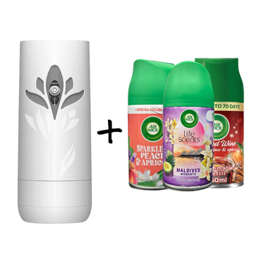 Air Wick Freshmatic Bundle 1 Device + 3 Scents (Choose Your Scent)