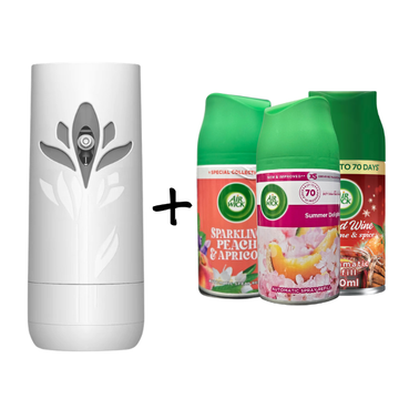 Air Wick Freshmatic Bundle 1 Device + 3 Scents (Choose Your Scent)