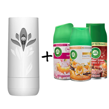 Air Wick Freshmatic Bundle 1 Device + 3 Scents (Choose Your Scent)