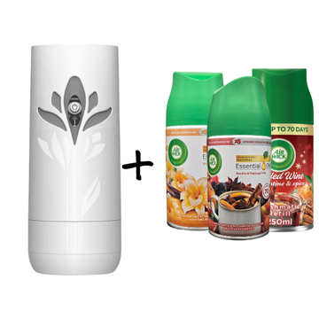 Air Wick Freshmatic Bundle 1 Device + 3 Scents (Choose Your Scent)