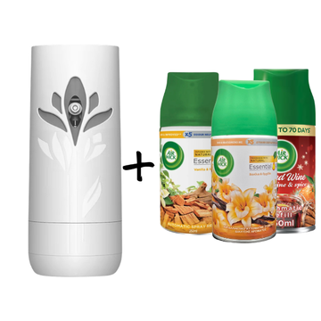 Air Wick Freshmatic Bundle 1 Device + 3 Scents (Choose Your Scent)