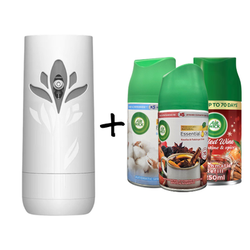 Air Wick Freshmatic Bundle 1 Device + 3 Scents (Choose Your Scent)